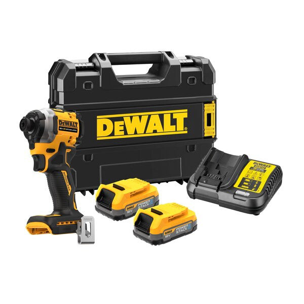 Dewalt DCF850E2T XR 18V ​​​​POWERSTACK kompakter bürstenloser Schlagschrauber