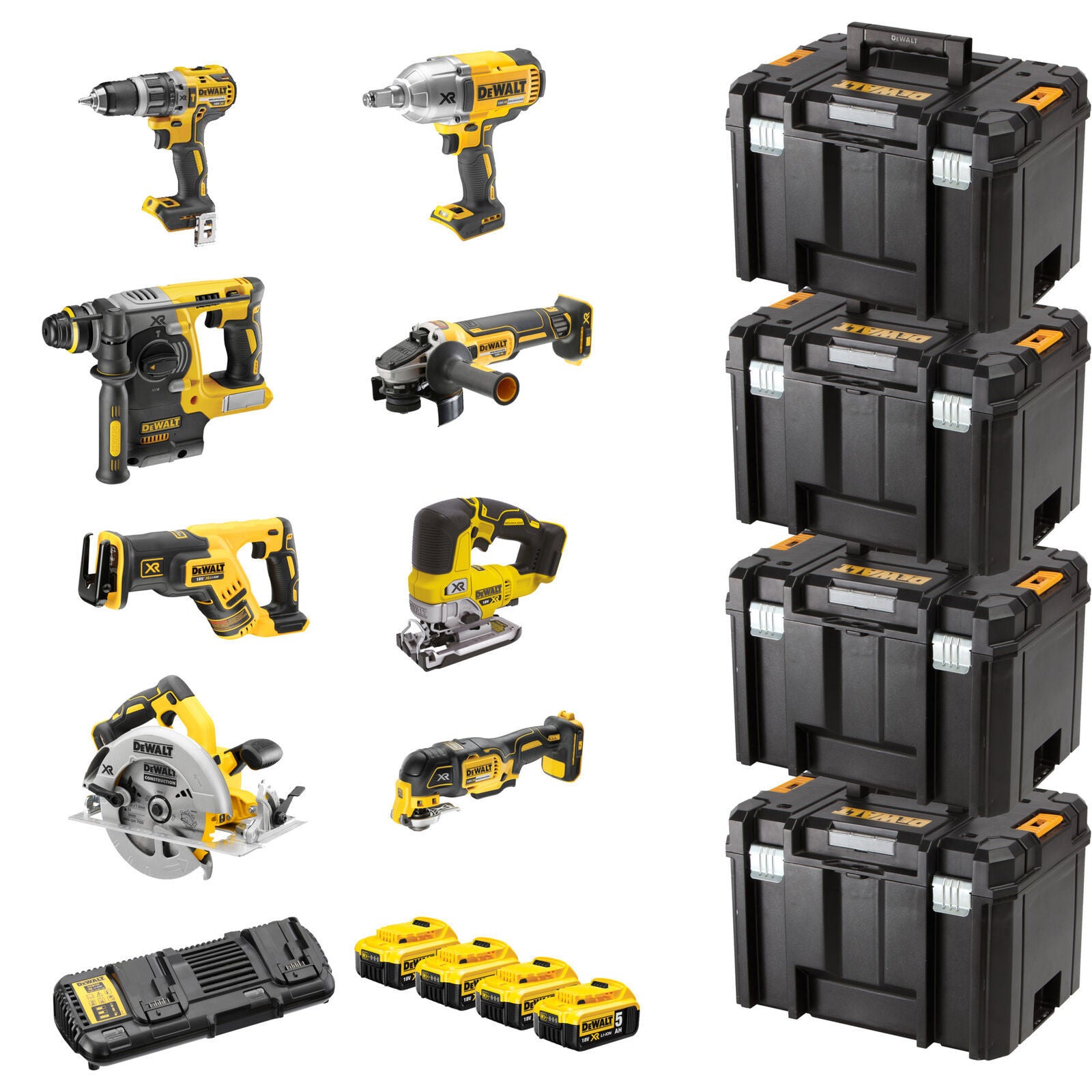 KIT 8 Herramientas XR 18 V DCK865P4T DeWalt  - 1