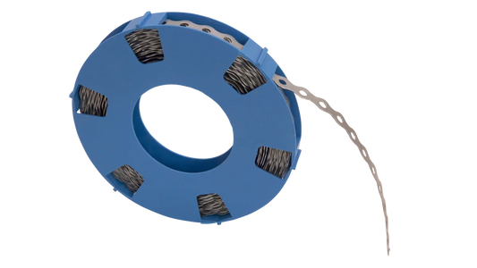 Perforiertes Stahlband 12 mm x 10 m, Desa