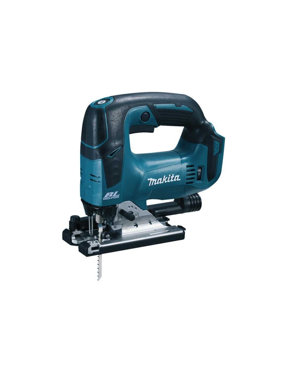 Makita DHP482 Hammerbohrer-Set + DJV182 Stichsäge + 2 Bat 5 Ah + Ladegerät + DLX2181BL2 Tasche