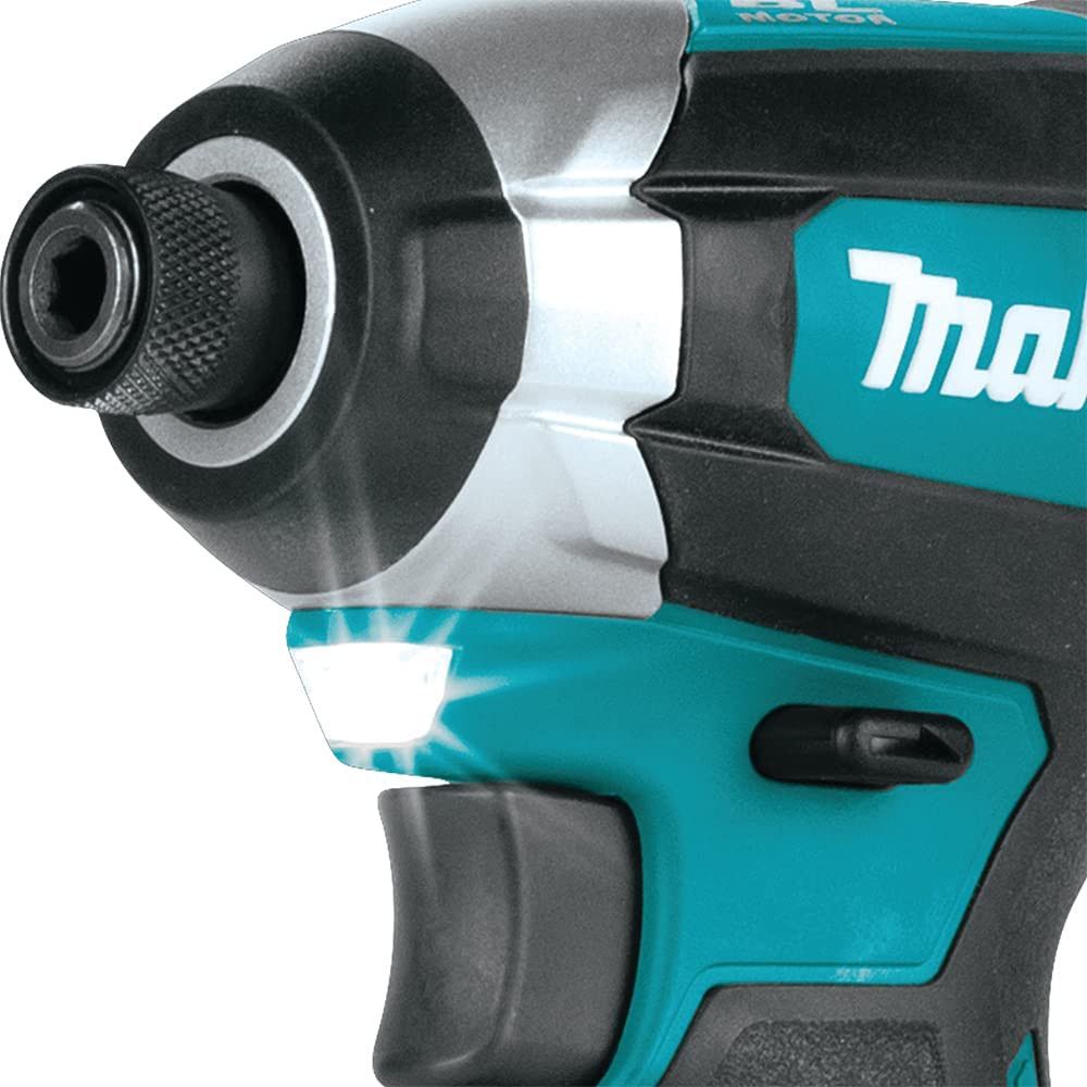 Makita DHP482 Hammerbohrer-Set + DTD152 Schlagschrauber + 2bat 5Ah + Ladegerät + DLX2152BL2 Tasche