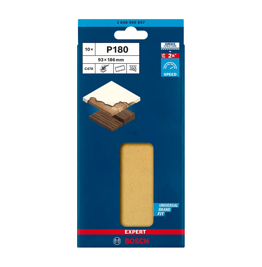 Expert C470 Schleifpapier 93x186mm 10 Einheiten Bosch