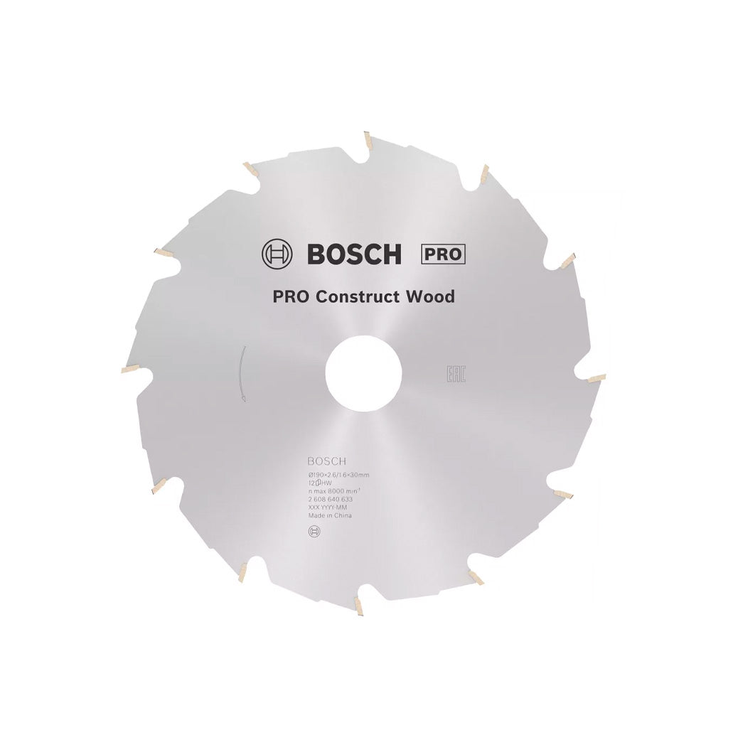 Bosch Pro Construct Wood 190 mm Kreissägeblatt