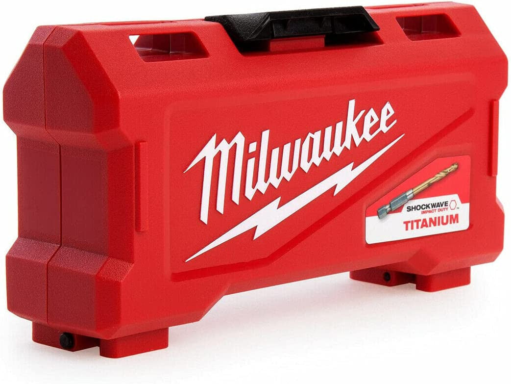 Estuche 10 brocas SHOCKWAVE™ HSS-G TIN RED HEX Milwaukee  - 3