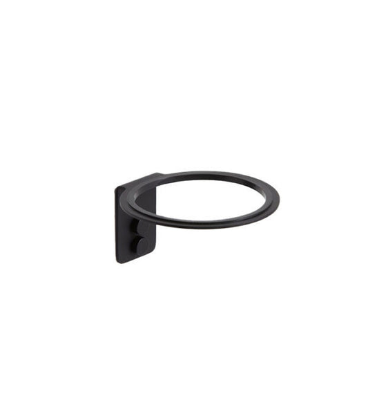 Schwarzer selbstklebender Trocknerhalter Slim 2392-081 für Torrent-Griffe