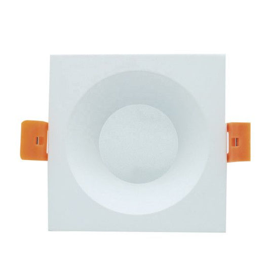 Embellecedor para GU10 cuadrado Aluminio Blanco Filux F1558 FILUX - 1