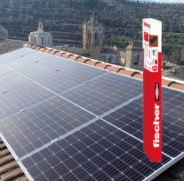 Kit Solar-Fix para Estructura Coplanar 6 módulos Fischer