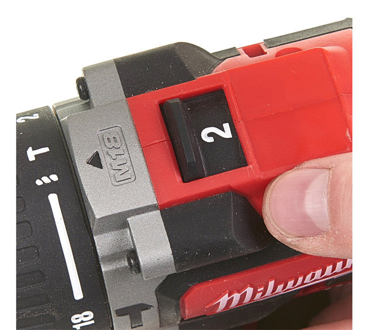 Taladro Percutor M18 con 2 baterías 2Ah + Cargador + Maletin Milwaukee M18 CBLPD-202C MILWAUKEE - 7