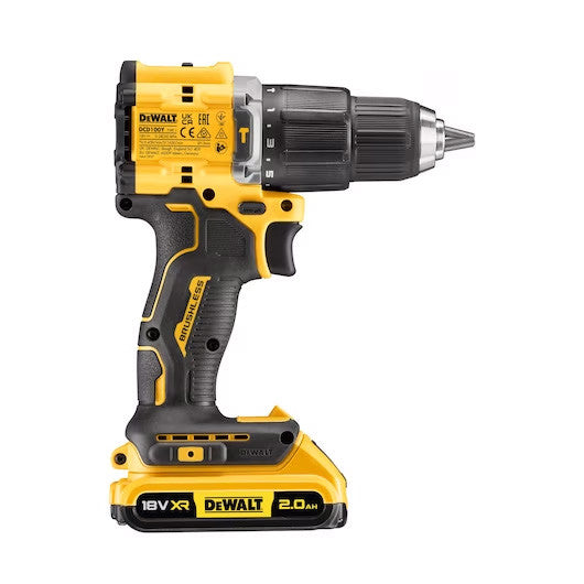 XR 18V Bohrhammer Limited Edition 100 Jahre mit 2bat 2Ah + Dewalt DCD100YD2T Koffer