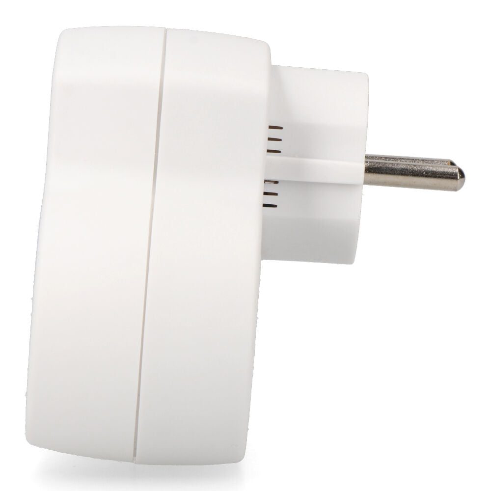 EDM 2-fach-Adapter 2P+E SCHUKO mit 2 USB-Anschlüssen (A + C)