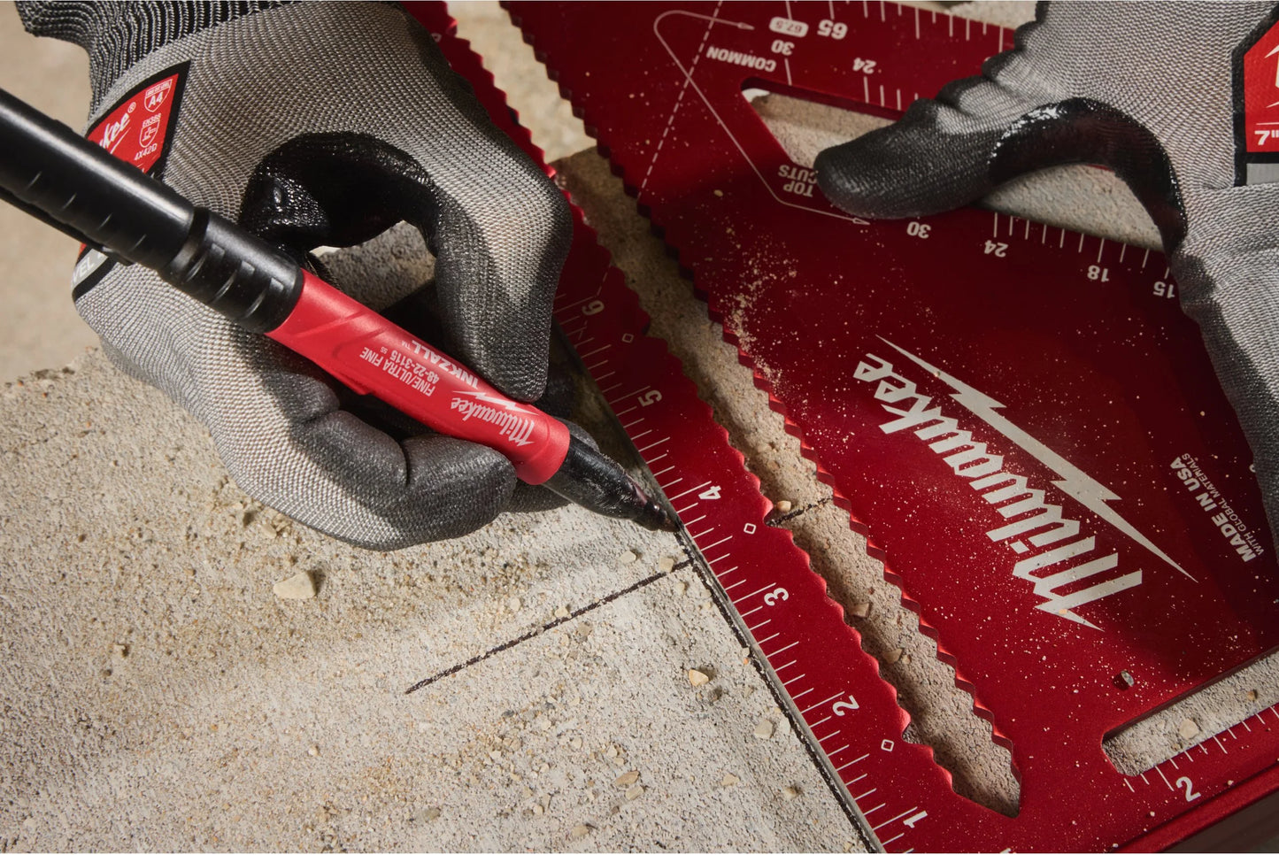 Inkzall Schwarz Milwaukee – Marker mit doppelter Spitze fein und ultrafein