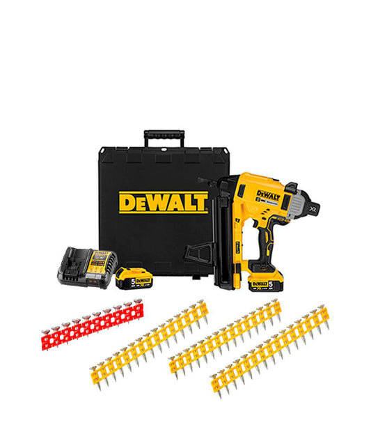 18 V DCN890P2 batteriebetriebener Beton- und Stahlnagler-Kombi + 16.080 Dewalt-Nägel