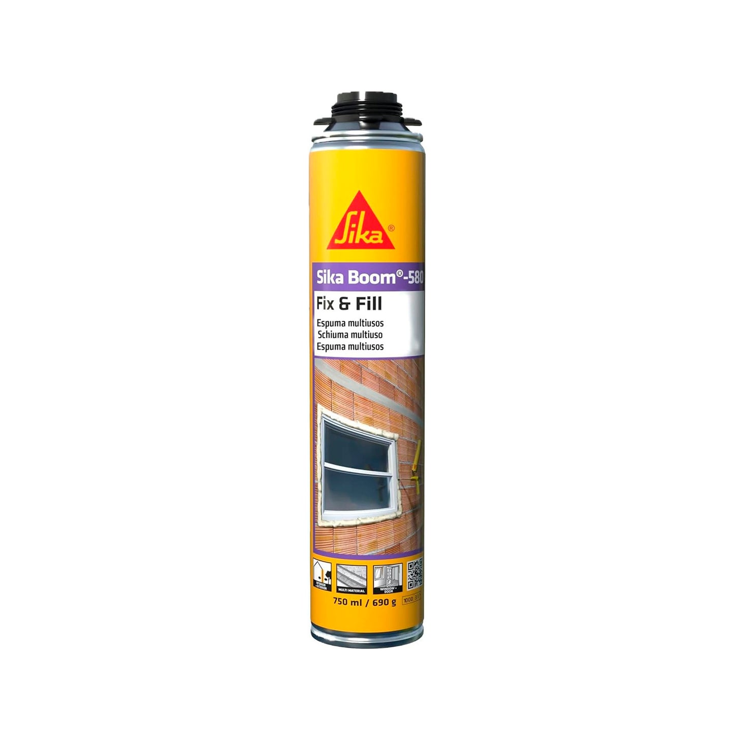 Sika Boom-580 Selbstexpandierender Polyurethanschaum 750 ml