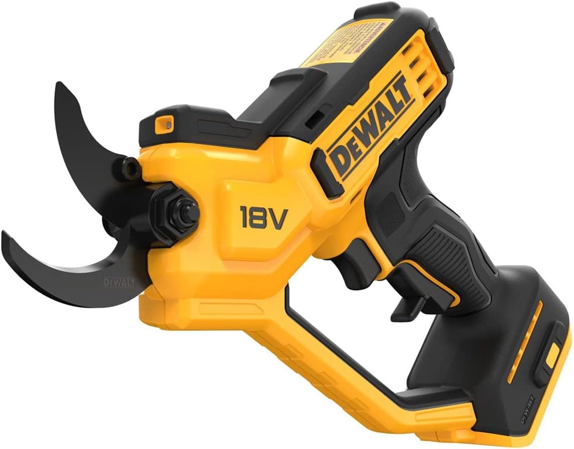 Tesoura de poda portátil Dewalt XR 18V ​​com bateria e carregador DCMPP568P1