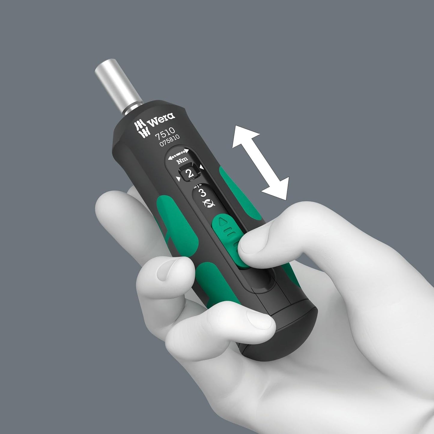 14-teiliger Werkzeugsatz für Safe-Torque Speed Wera Dreheinsätze 7510/14