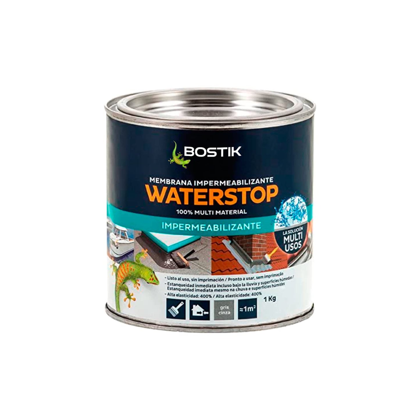 Abdichtung Waterstop 1kg Bostik Grau