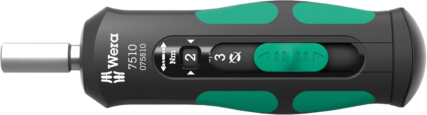 14-teiliger Werkzeugsatz für Safe-Torque Speed Wera Dreheinsätze 7510/14