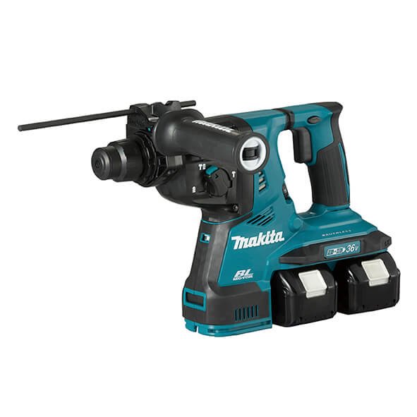 BL 18Vx2 LXT 28mm leichter Hammer mit 2 Schlägern. 5Ah und Koffer Makita DHR280PT2J