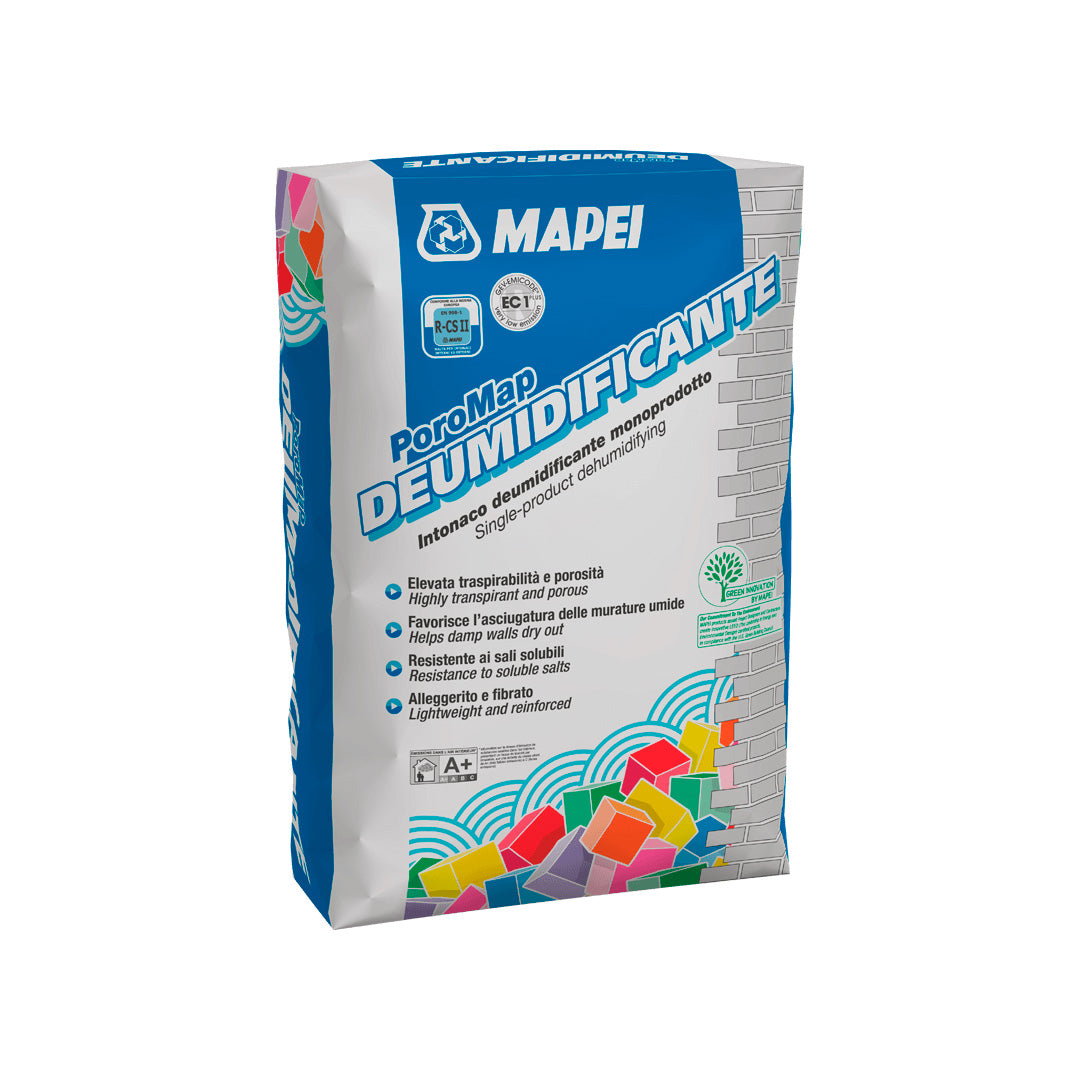 Poromap Entfeuchtender Feuchtigkeitsschutzmörtel 20kg Mapei