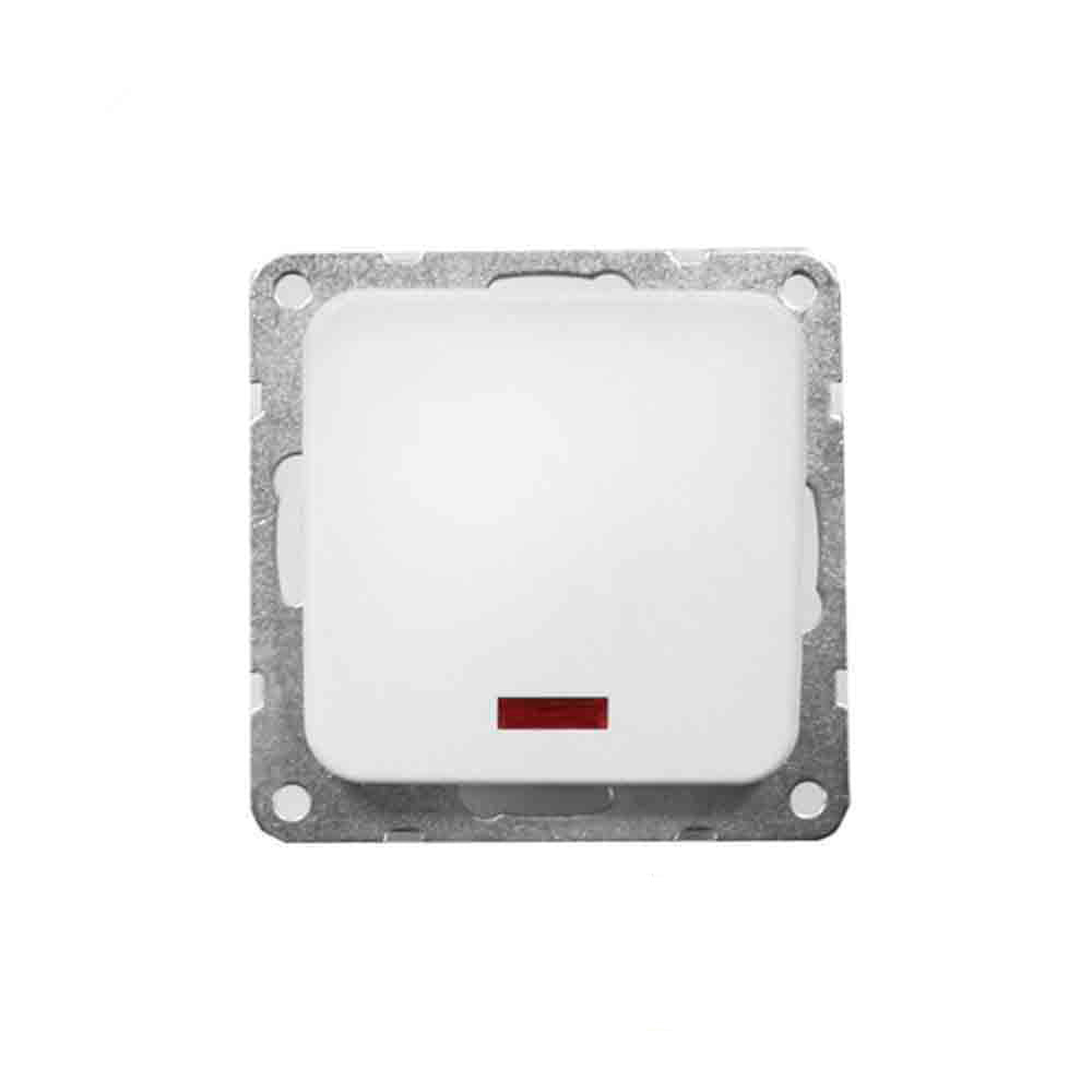 Beleuchteter Unterputzschalter der Term-Serie, 70 × 35 × 70 mm, EDM