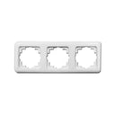 Einbaurahmen für 3 Elemente, Serie Term, Weiß, 220 x 80 mm, EDM 65322