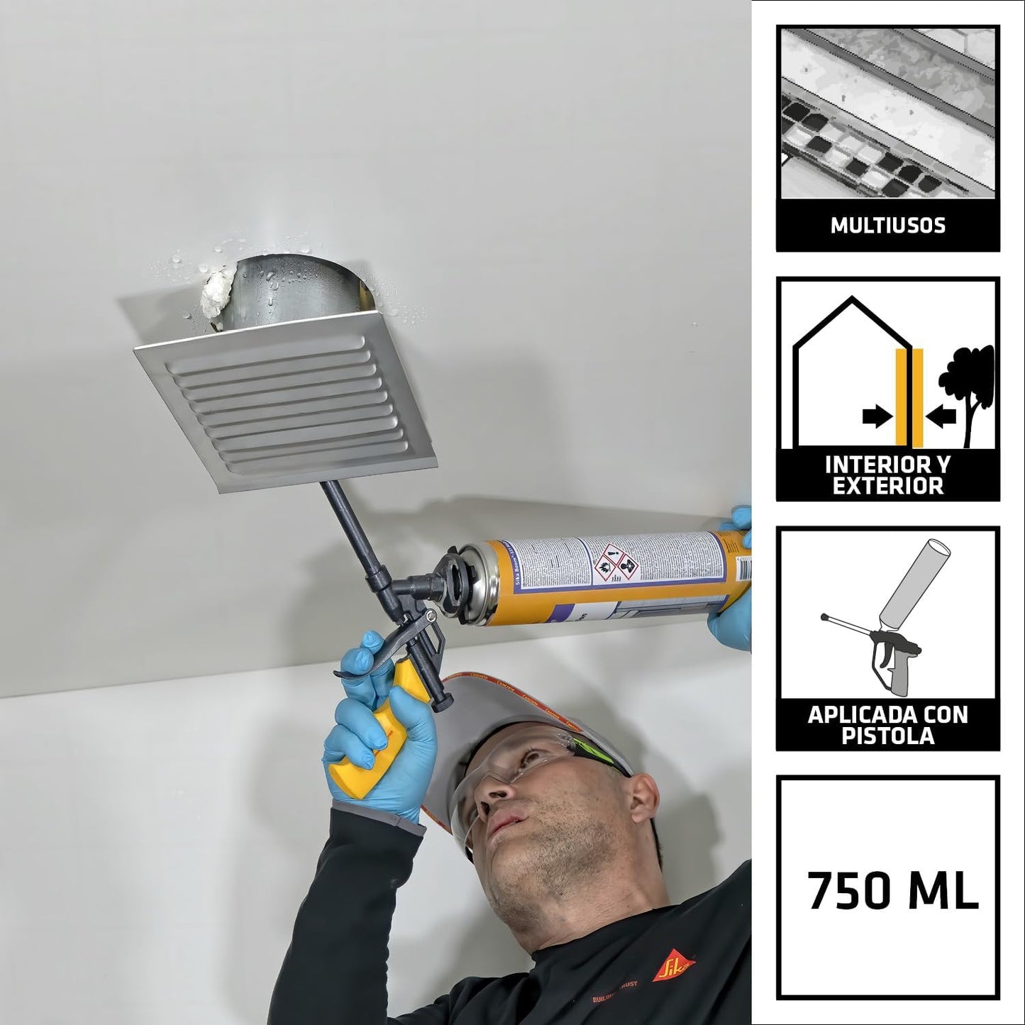 Sika Boom-580 Selbstexpandierender Polyurethanschaum 750 ml