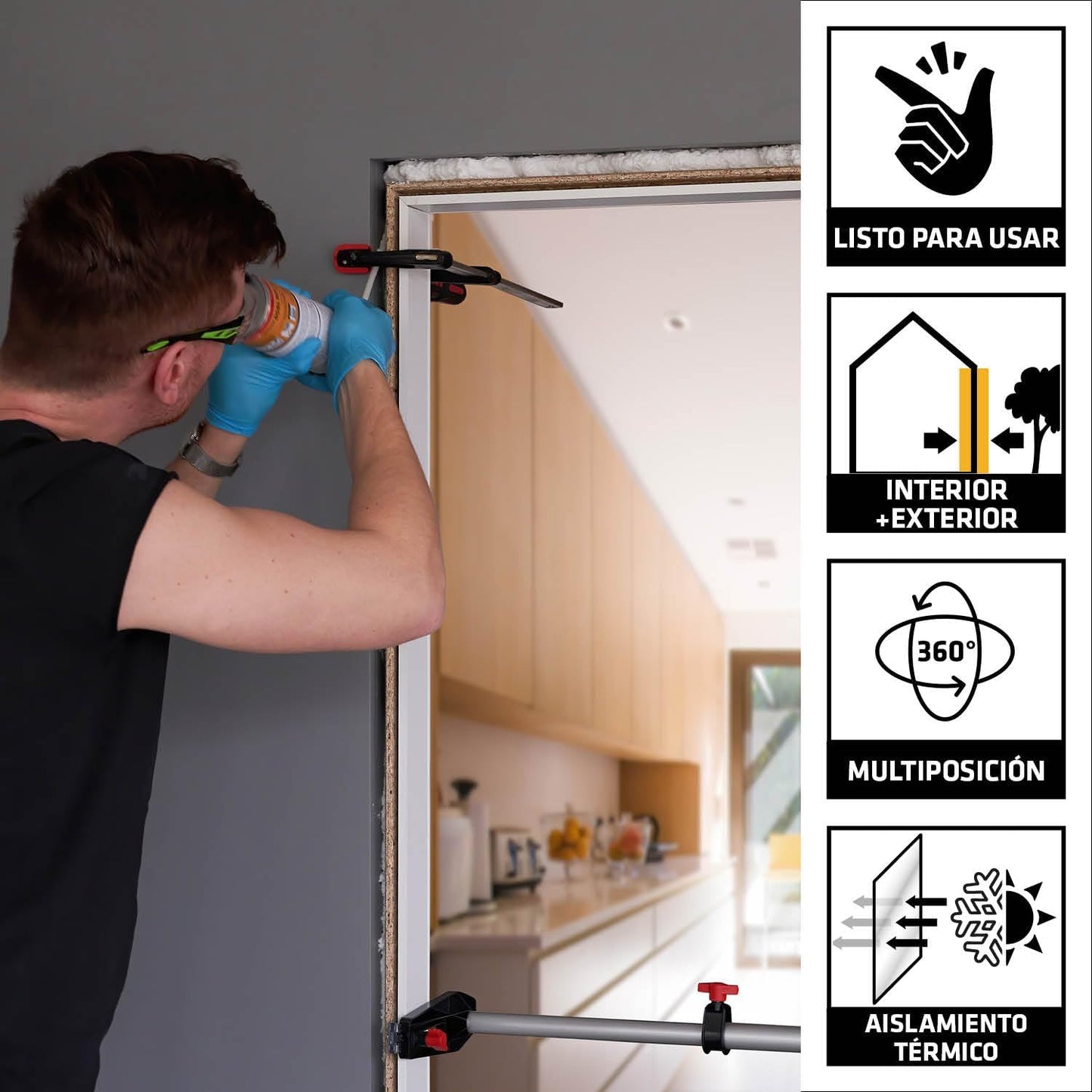 Espuma de poliuretano 750ml Sika Boom-151 Multiposition