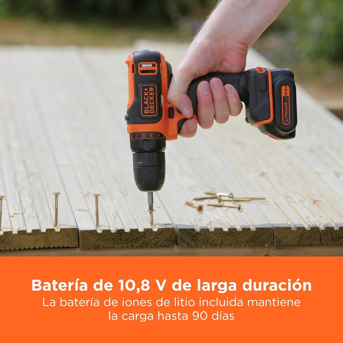Black+Decker BDCDD12 10,8V 26Nm Akku-Bohrschrauber
