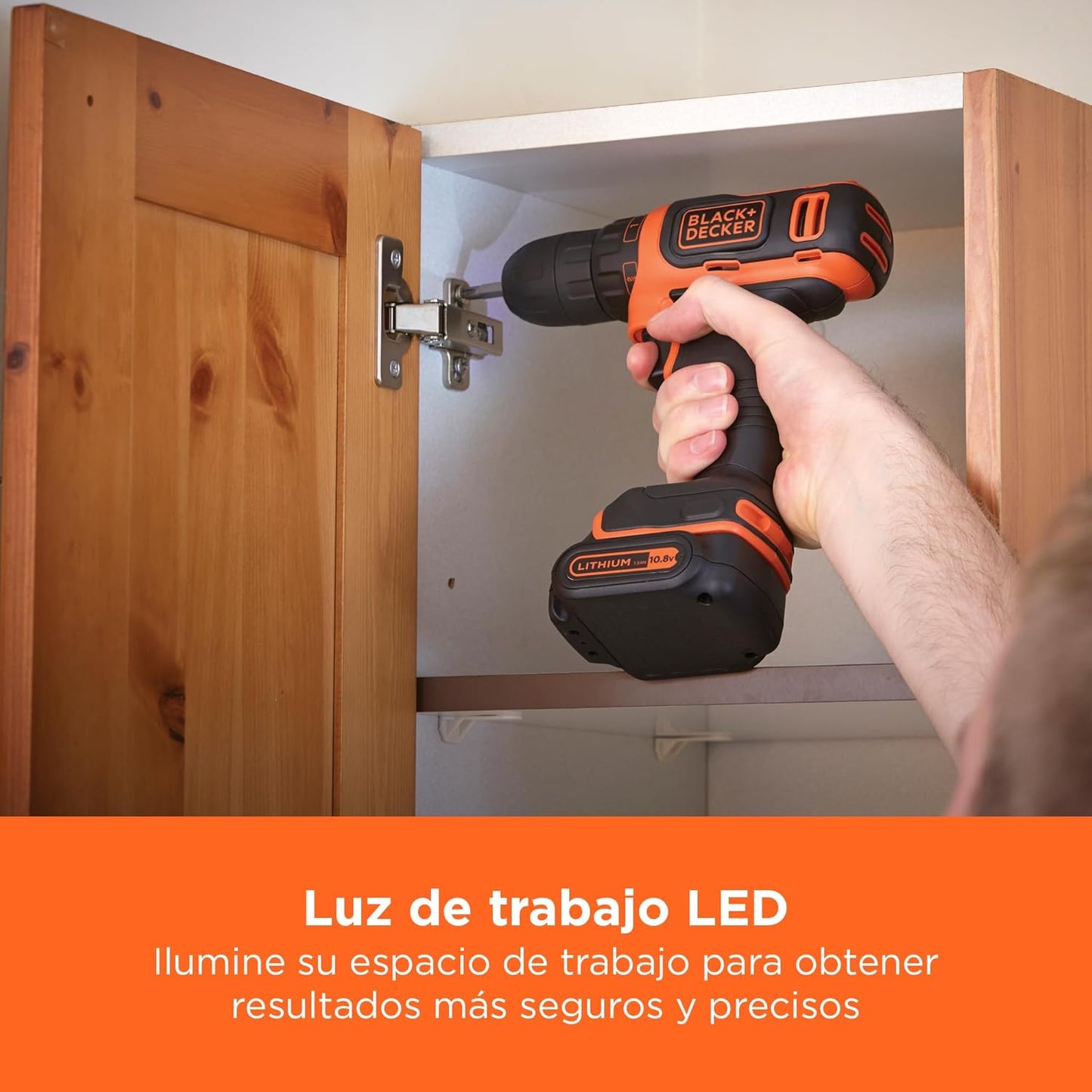 Black+Decker BDCDD12 10,8V 26Nm Akku-Bohrschrauber