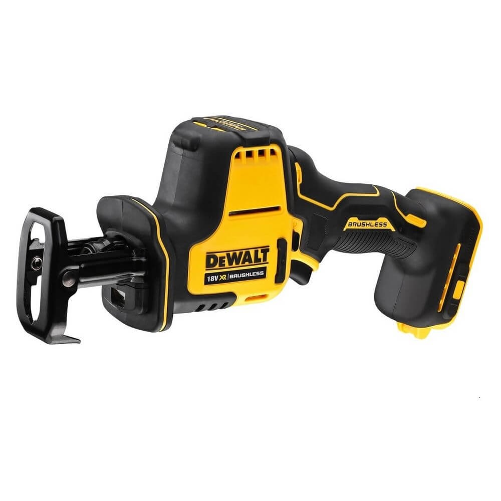 Mini-Bürstenlose Säbelsäge 18 V mit 2 2,0-Ah-Batterien und Dewalt DCS369D2-Koffer