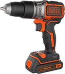 Taladro Percutor Brushless Black+Decker 18V 13mm + 2 baterías 2Ah + caja + 31 accesorios BL188D2KA31 BLACK + DECKER - 5