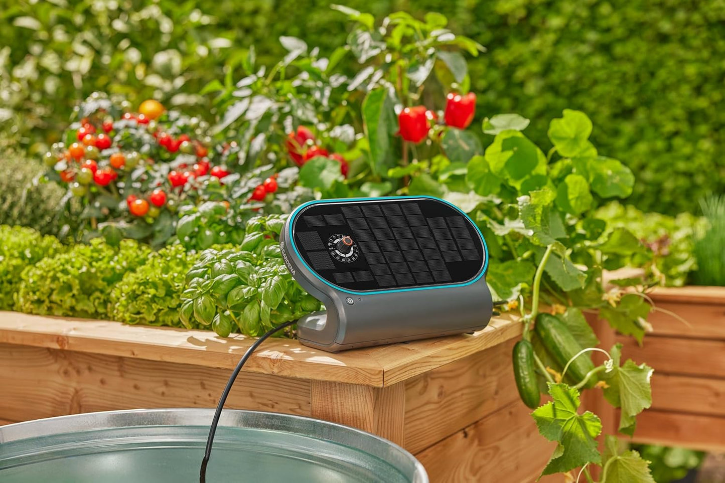 AquaBloom L Automatisches solarbetriebenes Bewässerungsset von Gardena 13330-20