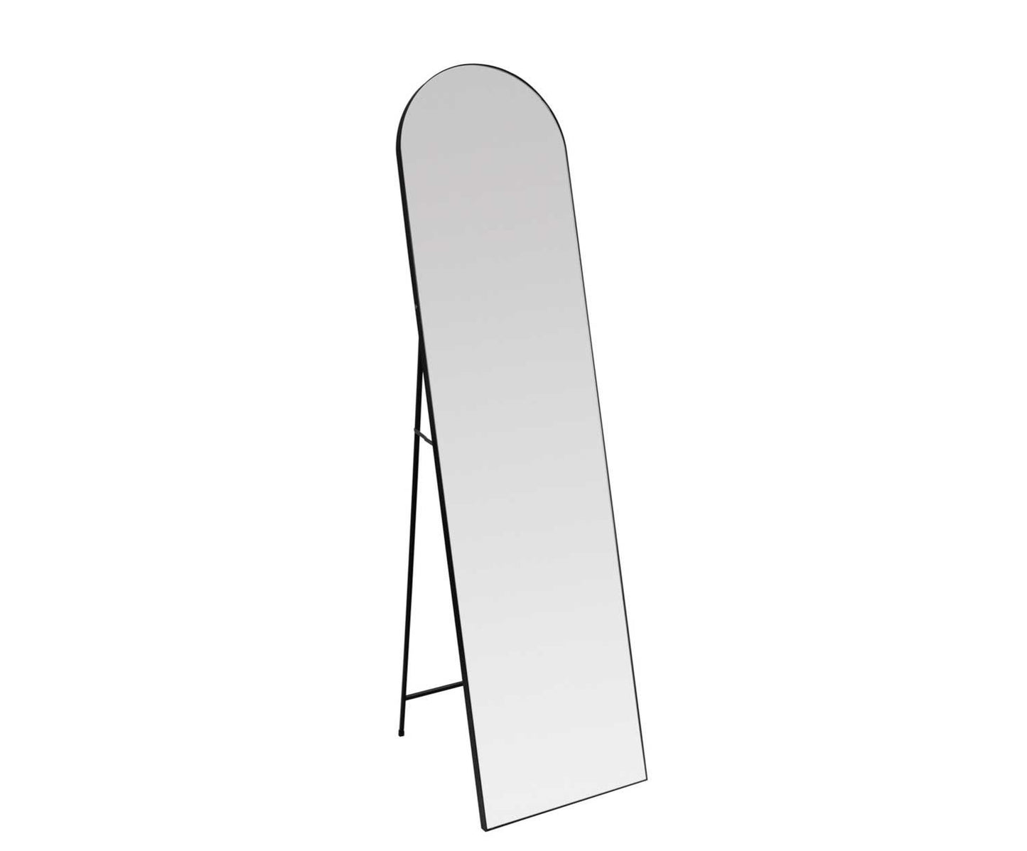Standspiegel Aluminium Schwarz 40x160cm Andrea House
