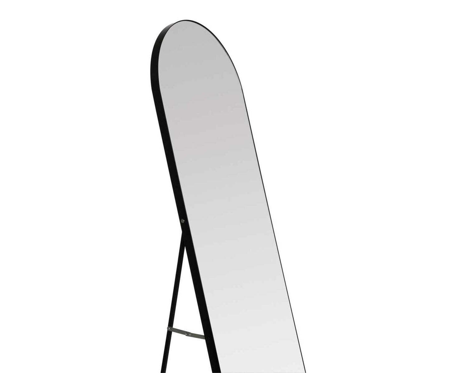 Standspiegel Aluminium Schwarz 40x160cm Andrea House
