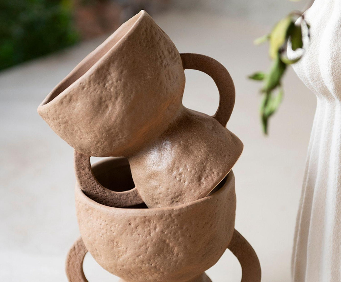 Migori Andrea House braune Keramik-Trophäenvase