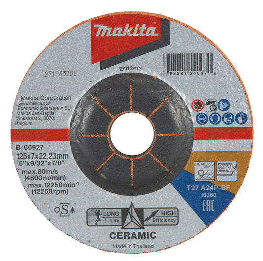 Keramik-Entgratungsscheibe 125 mm Makita B-66927