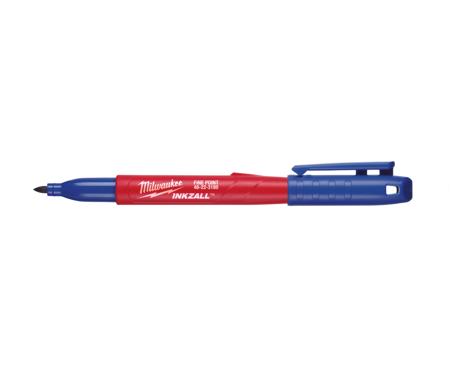 INKZALL Milwaukee Blue Marker mit feiner Spitze