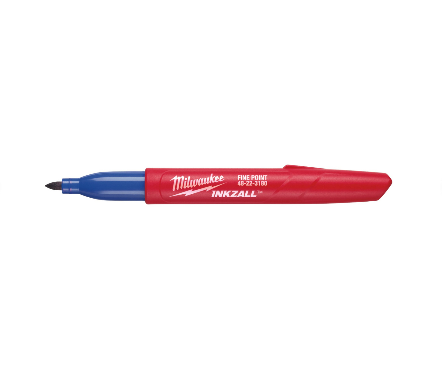 INKZALL Milwaukee Blue Marker mit feiner Spitze