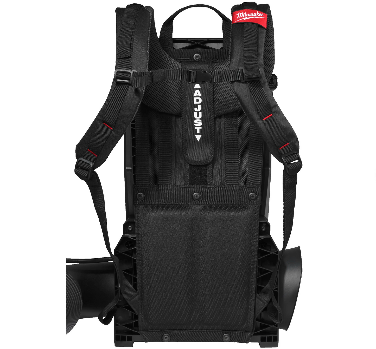 M18 Kraftstoff-Rucksackgebläse + 2bat + Milwaukee M18 Multiport-Ladegerät F2BPB-124