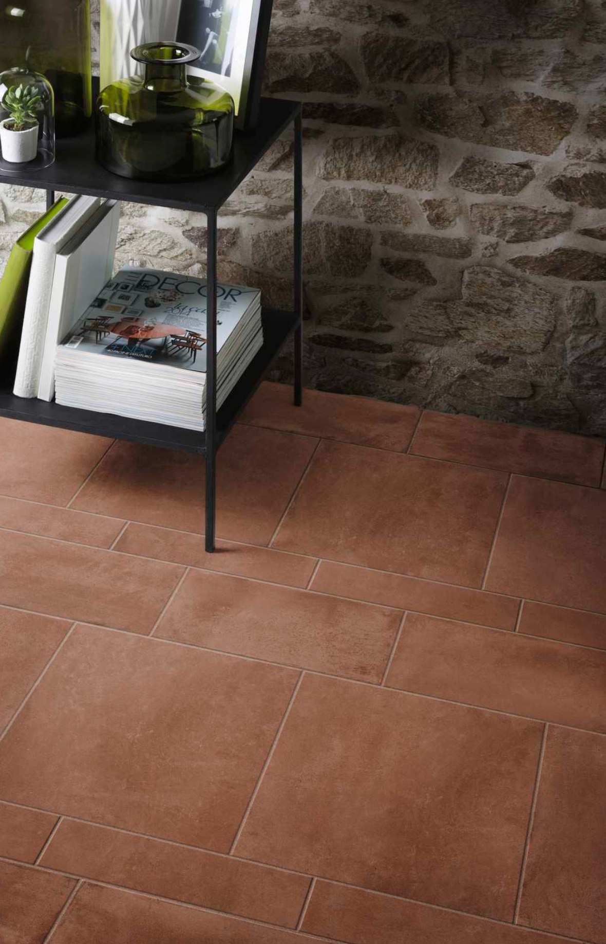 Schachtel 0,90m2 Cotti d'Italia Marrone 15x30cm Marazzi