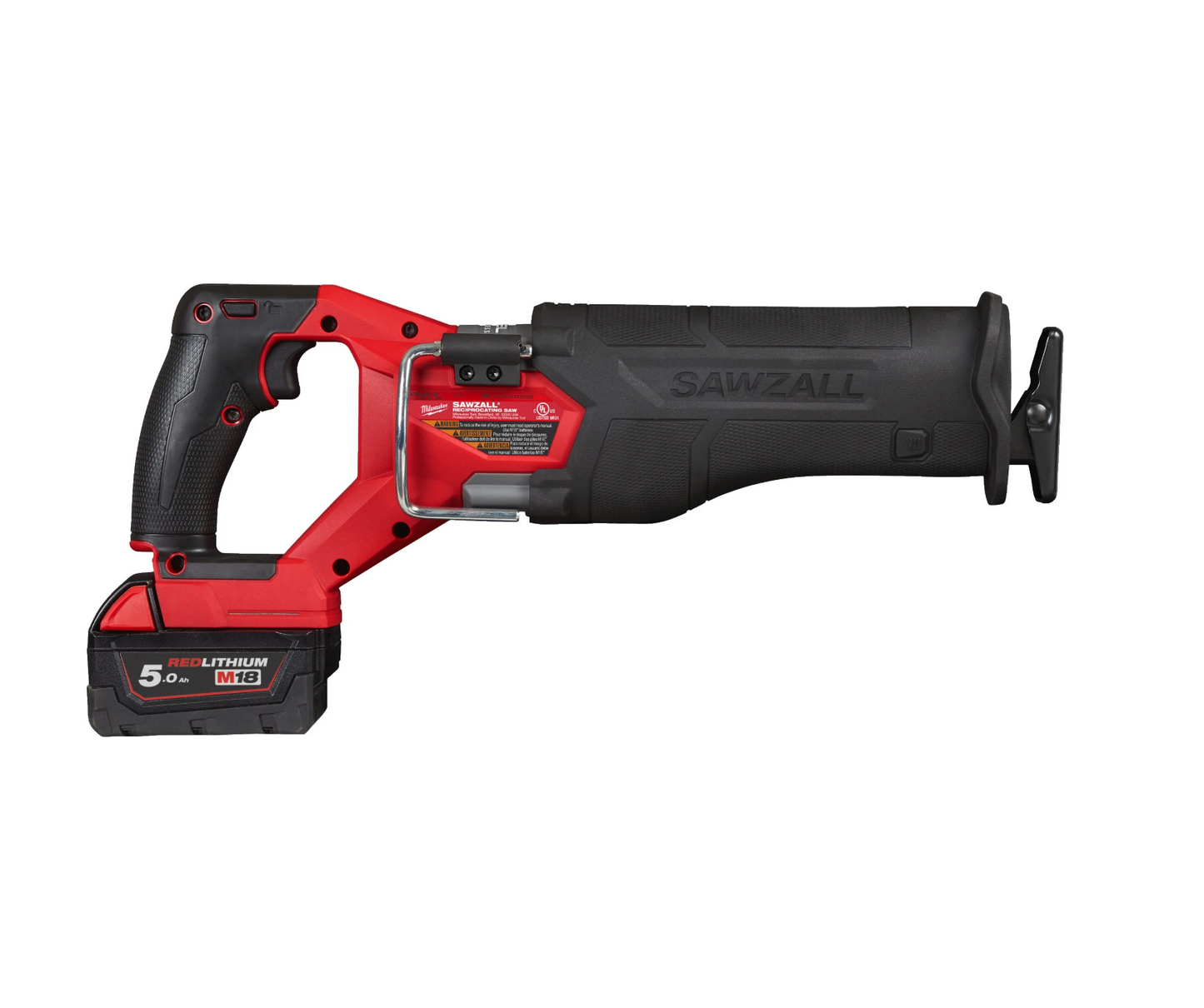 Sierra de sable M18 Kraftstoff + 2bat 5Ah + Cargador + Maletín Milwaukee M18 FSZ-502X