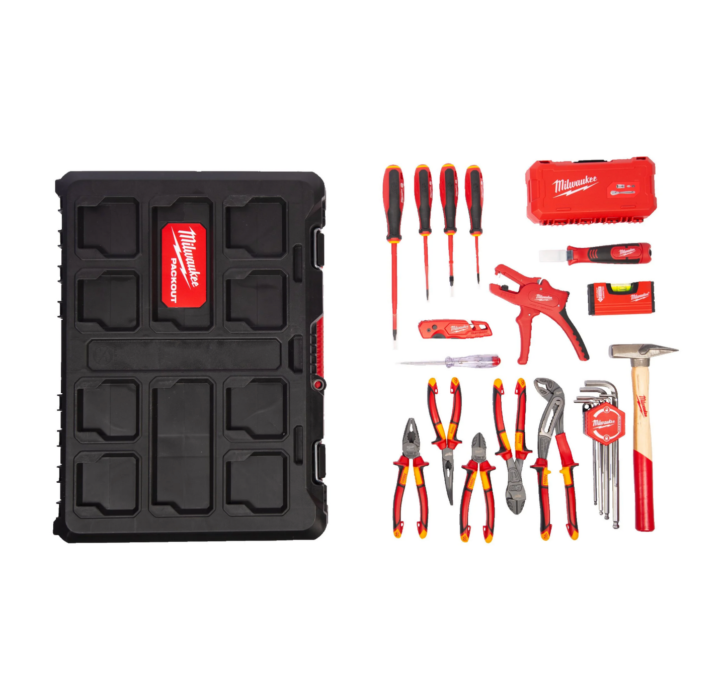 PACKOUT Elektriker-Set 62-teilig Milwaukee