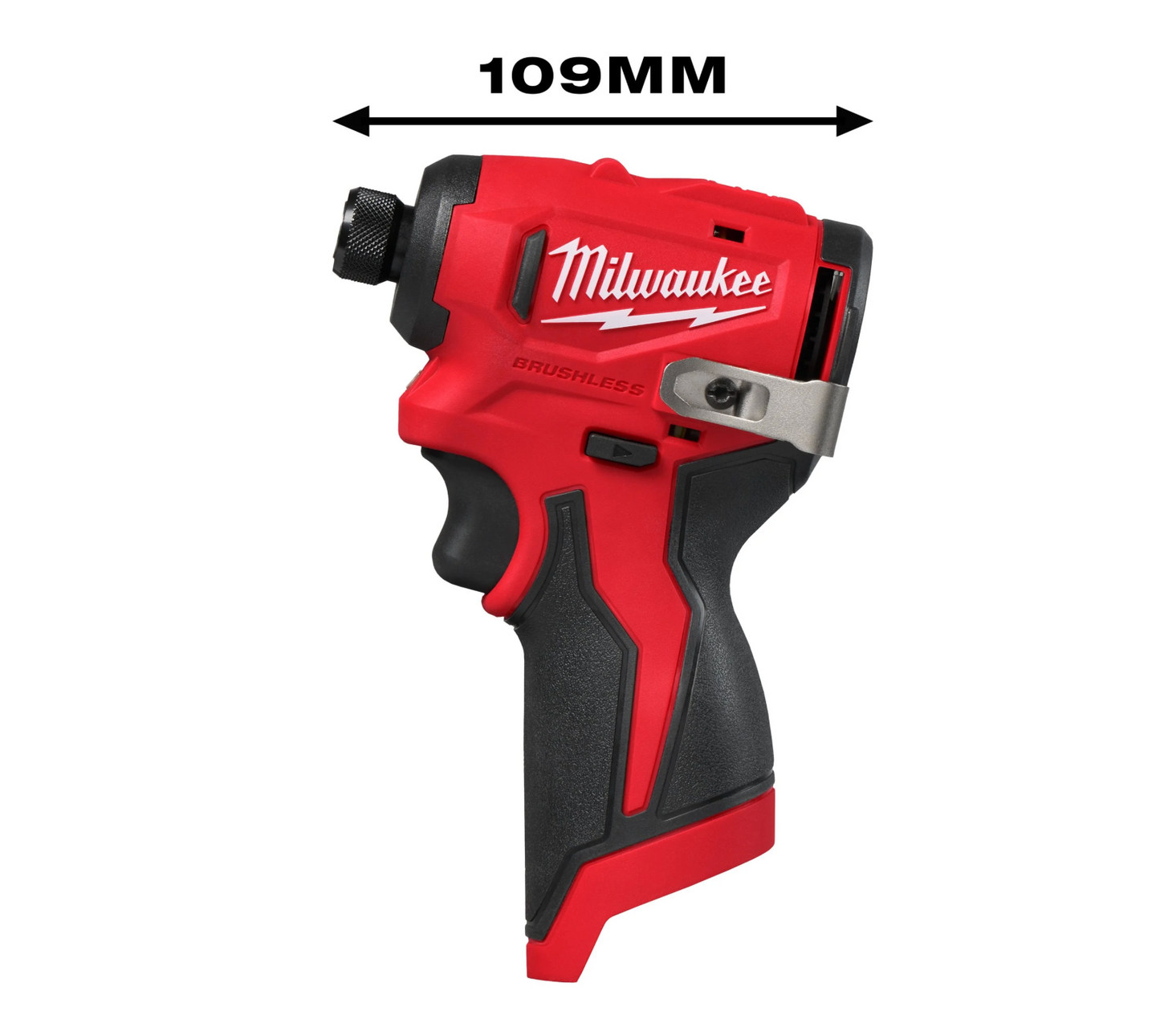 M12-Kompakt-Schlagschrauber, 1/4"-Sechskant, 124 Nm, Milwaukee M12 BLIDRC-0