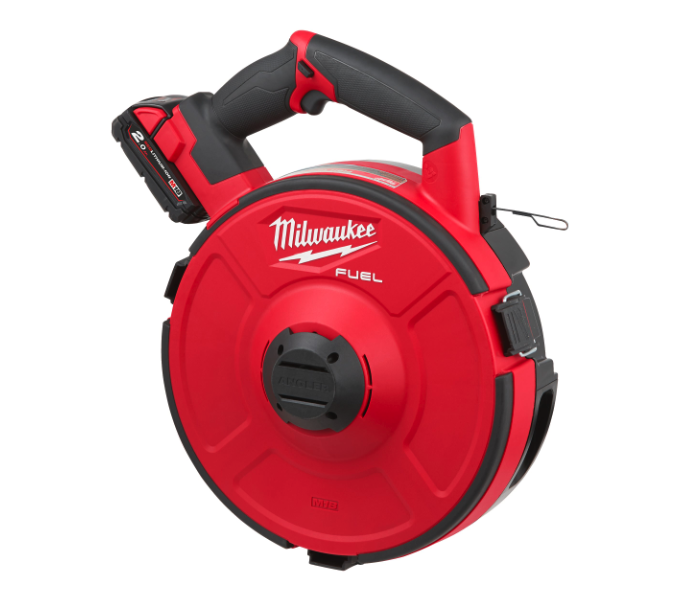 Milwaukee M18 FUEL Stahl-Einziehgerät + 2 × 2-Ah-Akkus + Ladegerät M18 FPFT-202, 36 m ST SET
