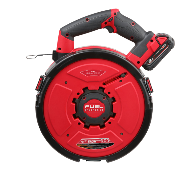 Milwaukee M18 FUEL Stahl-Einziehgerät + 2 × 2-Ah-Akkus + Ladegerät M18 FPFT-202, 36 m ST SET