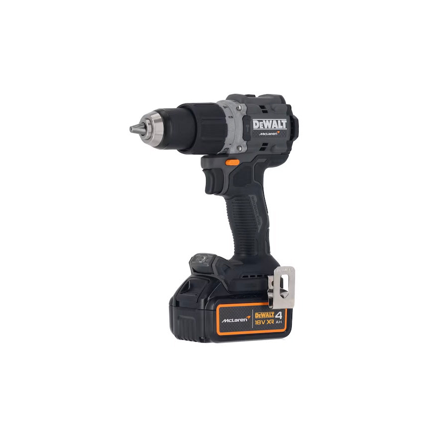 McLaren 18V 90Nm 13mm Hammerbohrer mit 2 x 4Ah Akkus + Dewalt DCD85MM2T Koffer