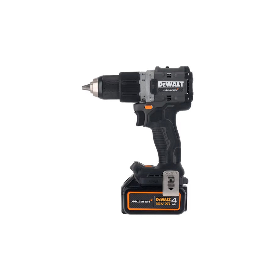 McLaren 18V 90Nm 13mm Hammerbohrer mit 2 x 4Ah Akkus + Dewalt DCD85MM2T Koffer