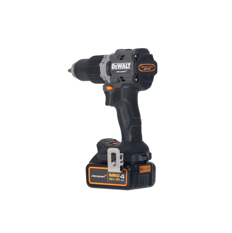 McLaren 18V 90Nm 13mm Hammerbohrer mit 2 x 4Ah Akkus + Dewalt DCD85MM2T Koffer