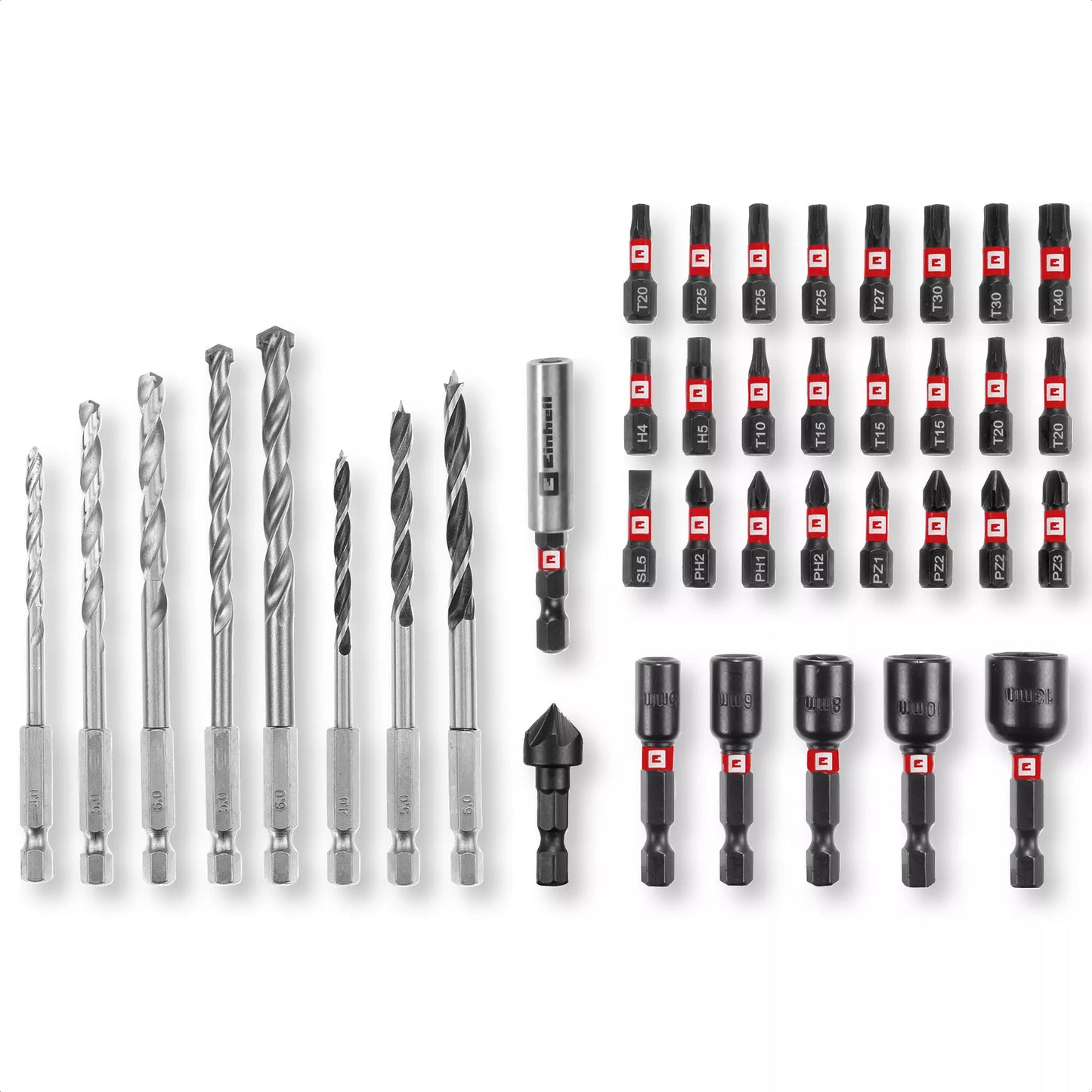 Einhell M-CASE LS LS 39-teiliges Bit- und Bohrerset 49108759