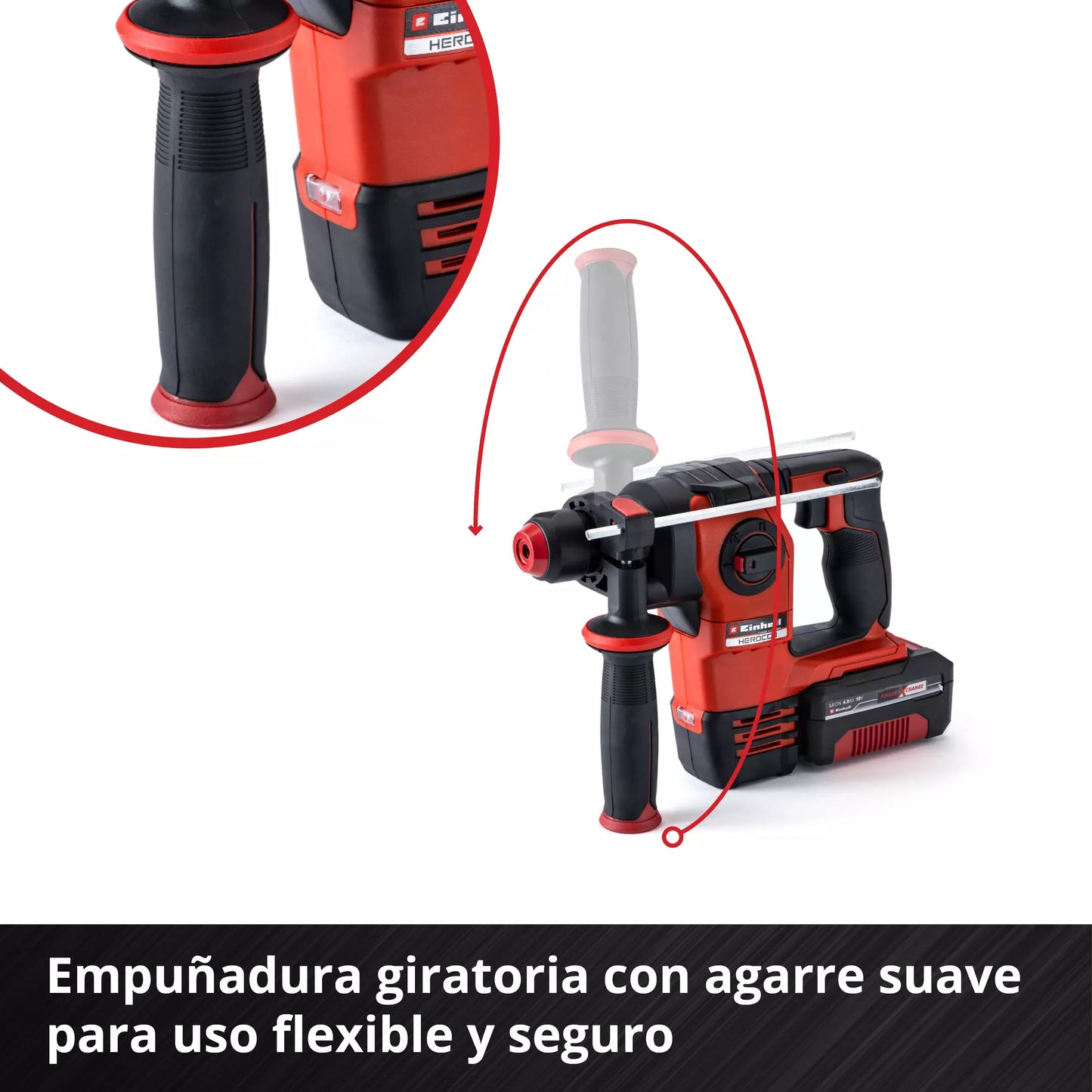 SDS-Plus-Akku-Bohrhammer 18 V 2,2 J Einhell HEROCCO 18/20